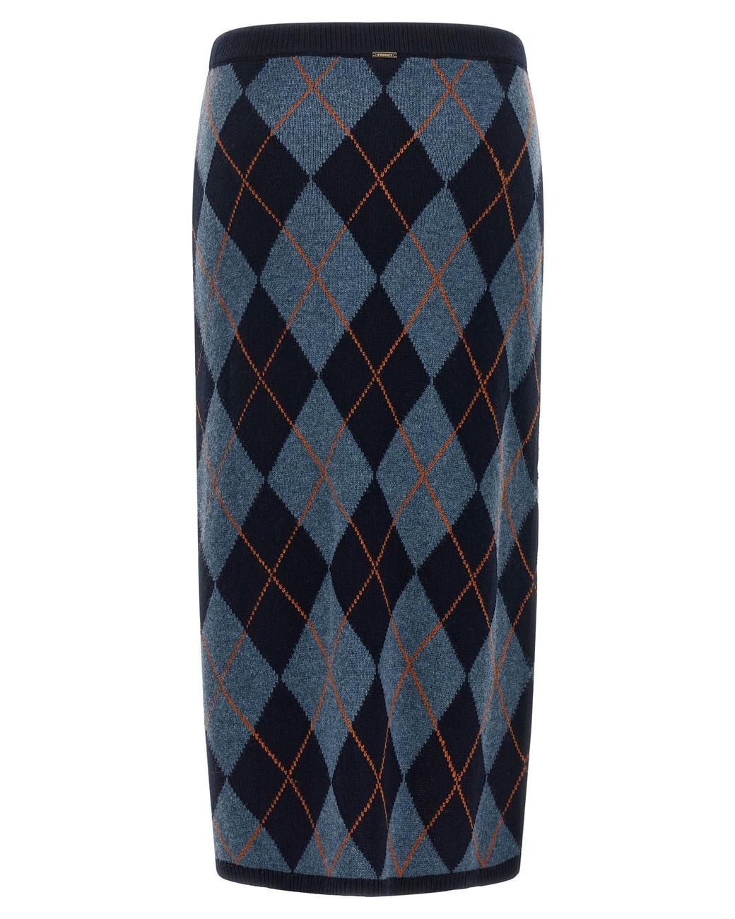 Twinset Blue Twin Set Diamond Skirt