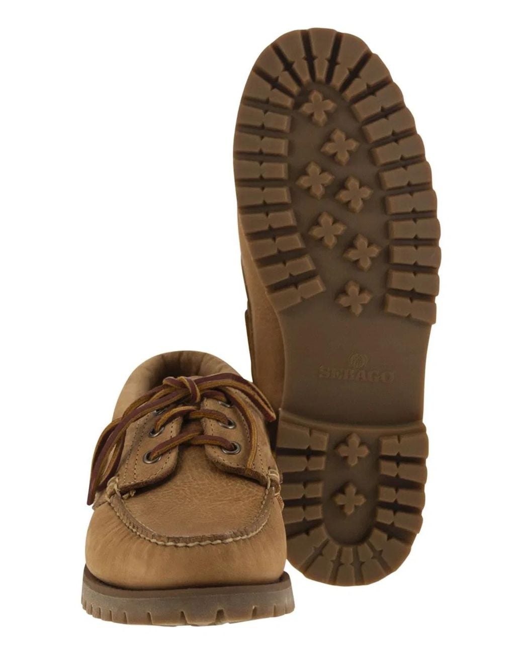 Sebago Brown Acadia Suede Lace-Up Shoes