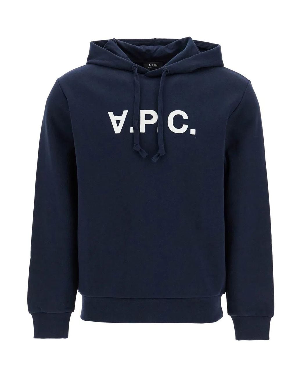 A.P.C. Blue Standard Grand Vpc Cotton Hoodie for men