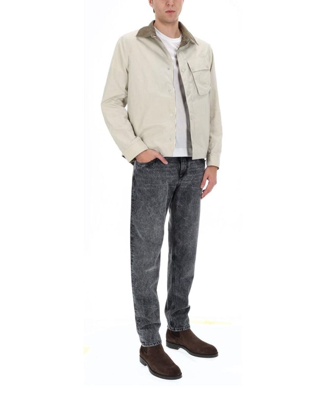 Belstaff Natural Ground Jacket With Velvet Collar for men