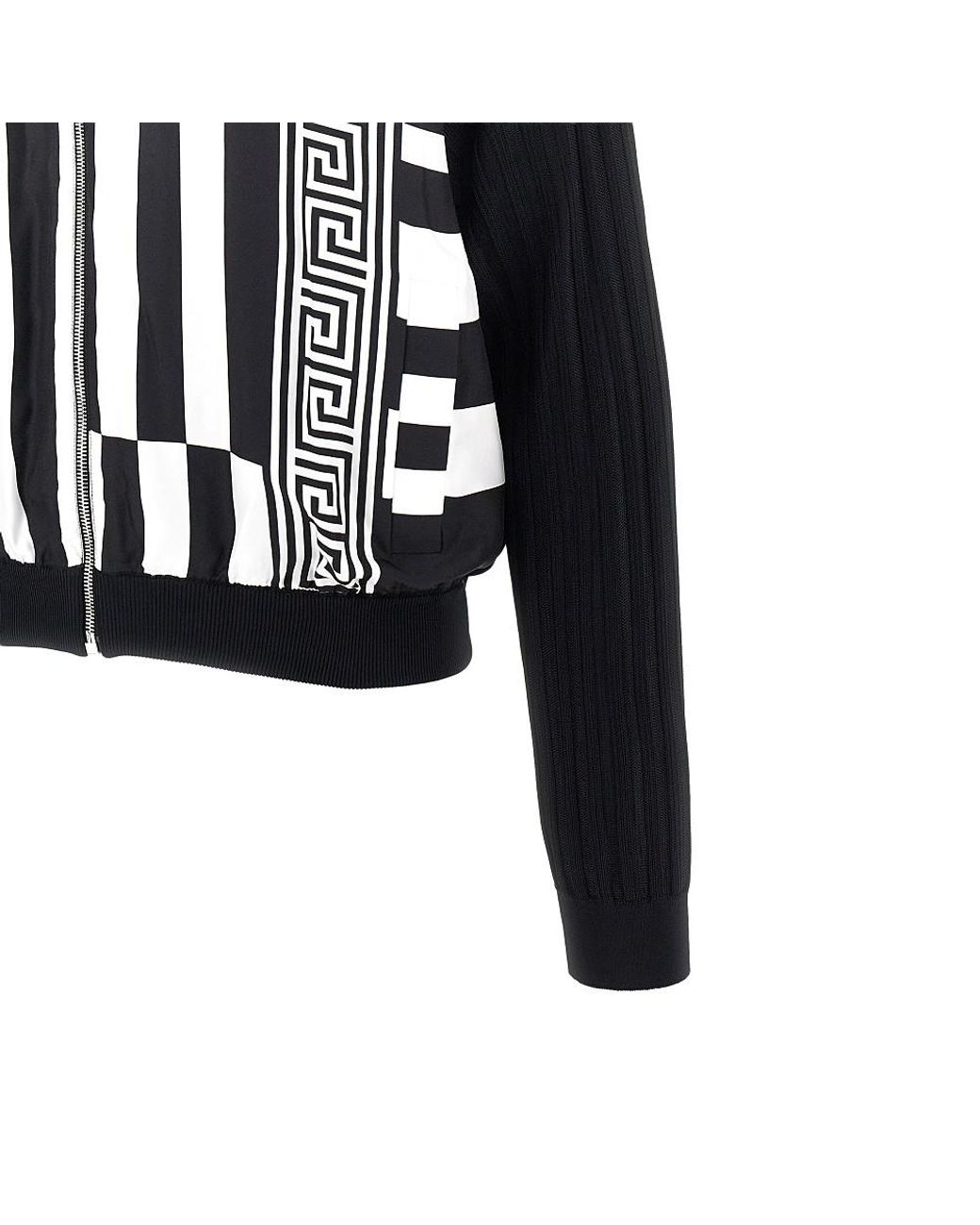 Versace Black Cardigan With Sylvester Print for men