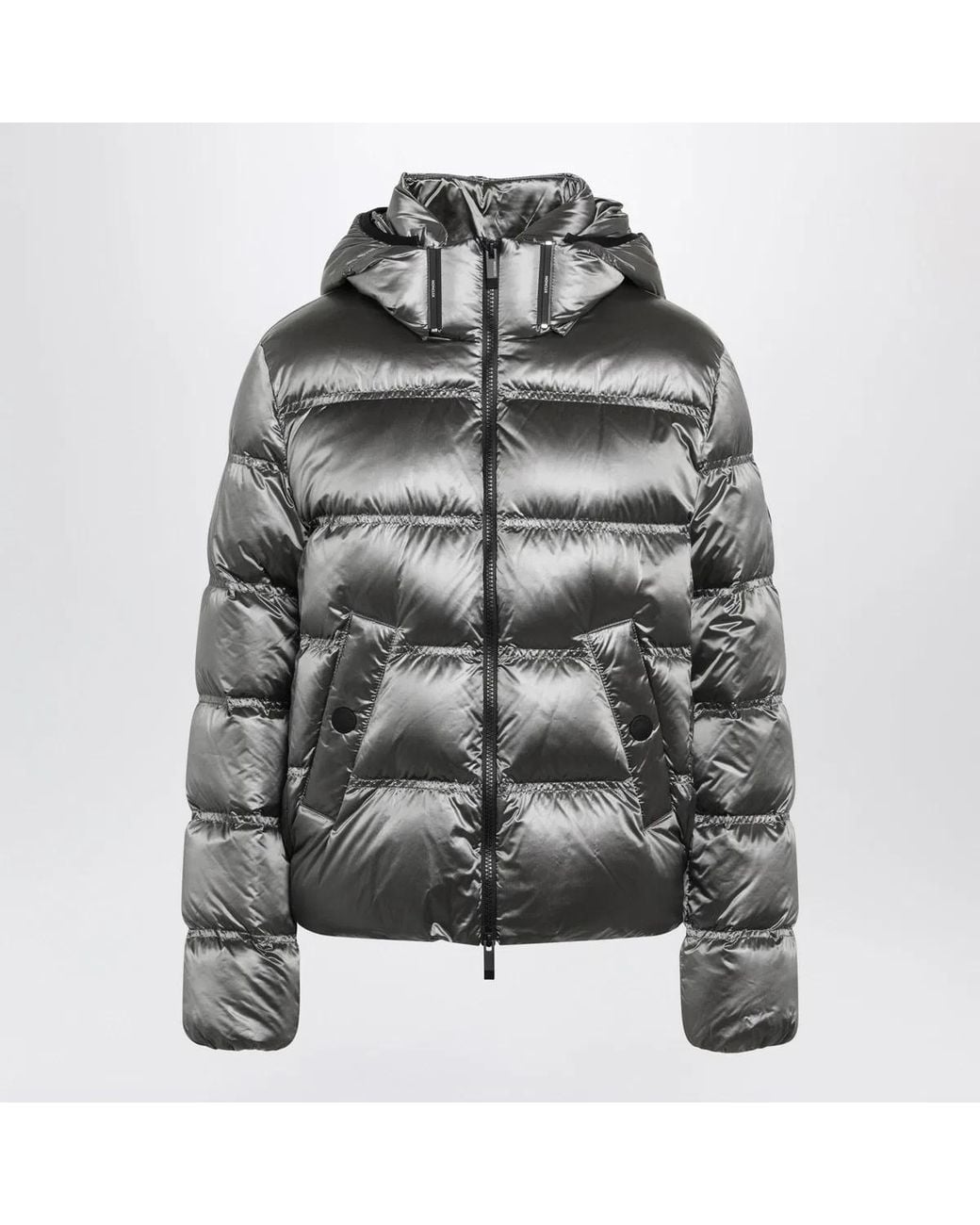 Moncler Gray Sensation Short Down Jacket