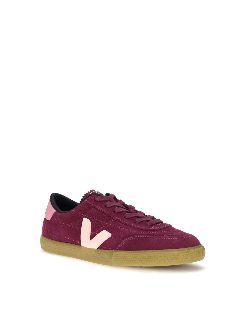 Veja Purple Panenka Suede Sneakers Magenta_Petal_Malibu Upper: Suede; Sole: Rubber