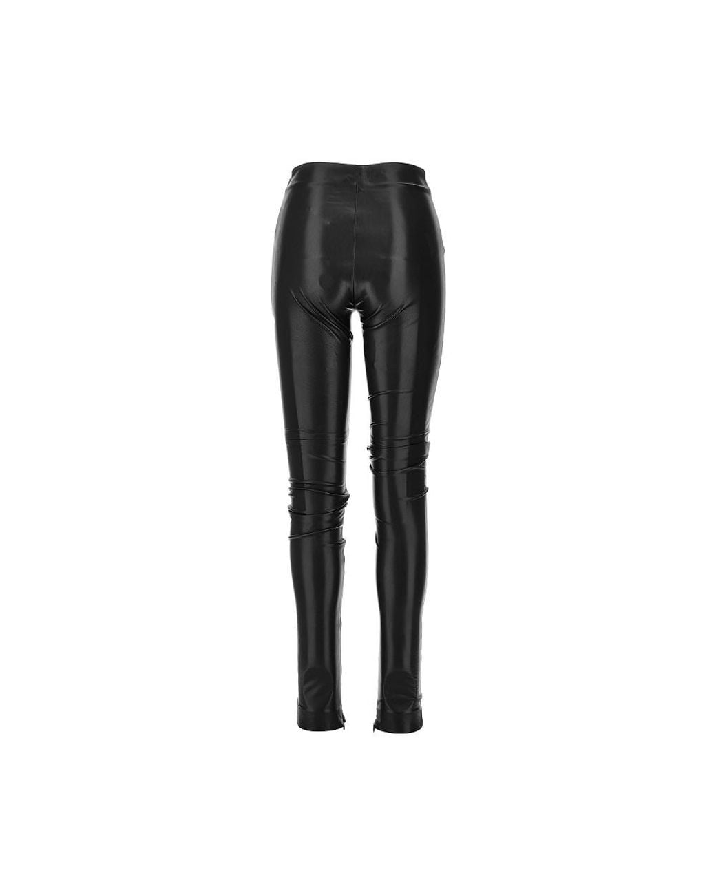 ANDAMANE Black New Holla Vegan Leather Leggings