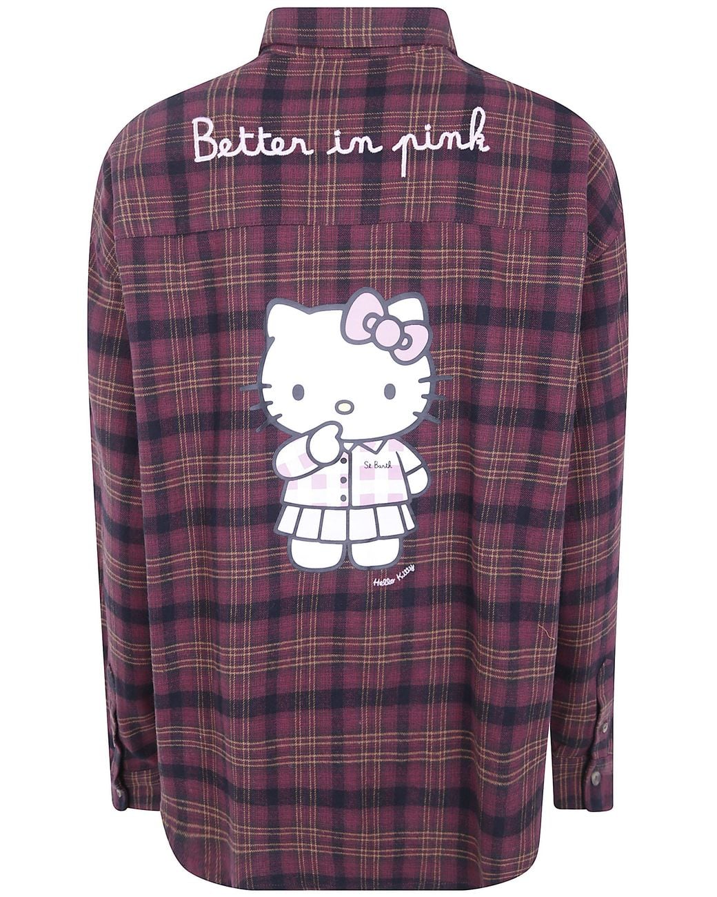 Mc2 Saint Barth Purple "Lully" Flannel Shirt