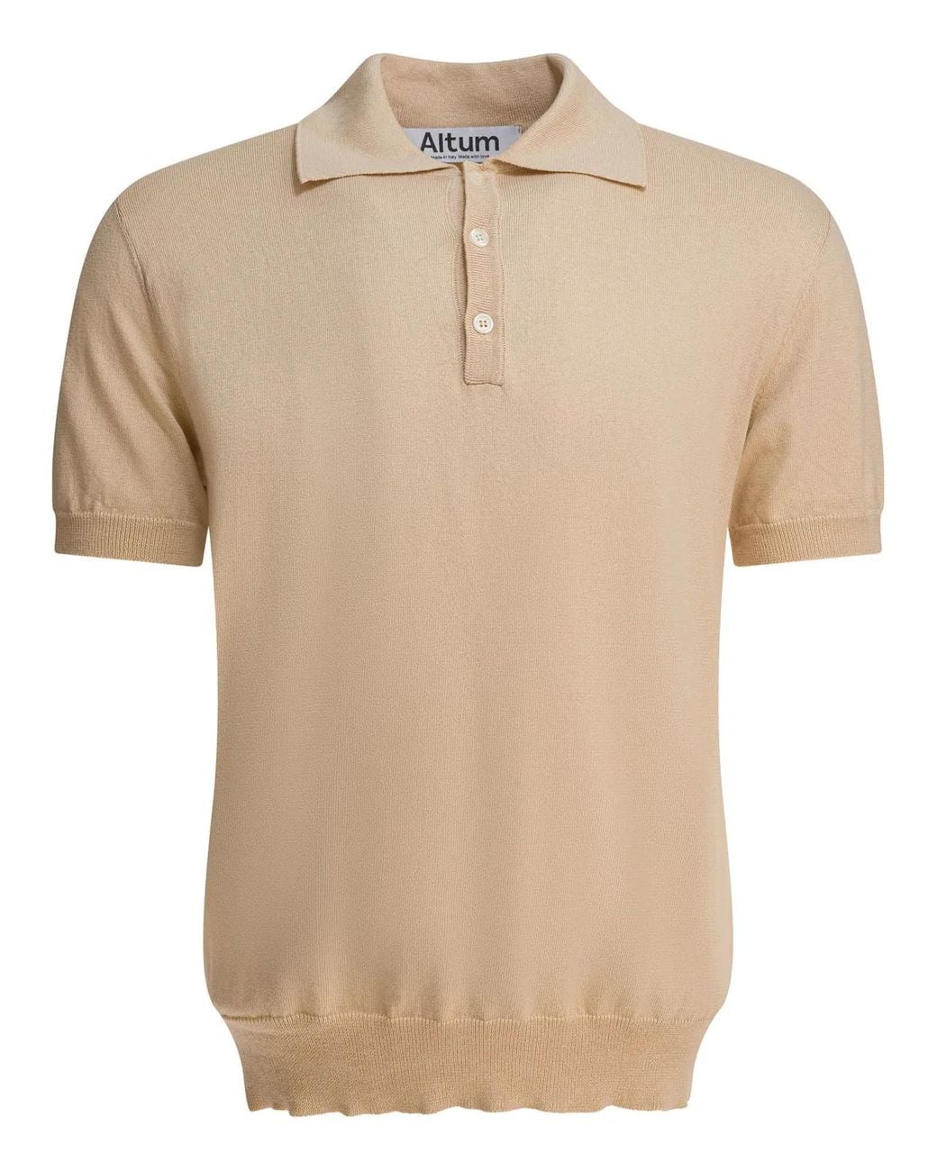 Altum Natural Cotton Polo Shirt for men