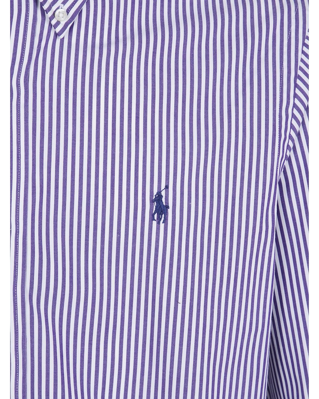 Polo Ralph Lauren Purple Long Sleeve Sport Shirt for men