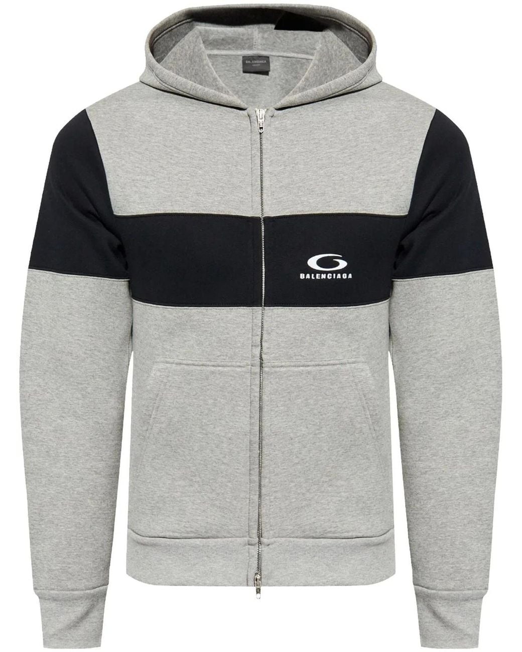 Balenciaga Gray Sweatshirt With Logo for men