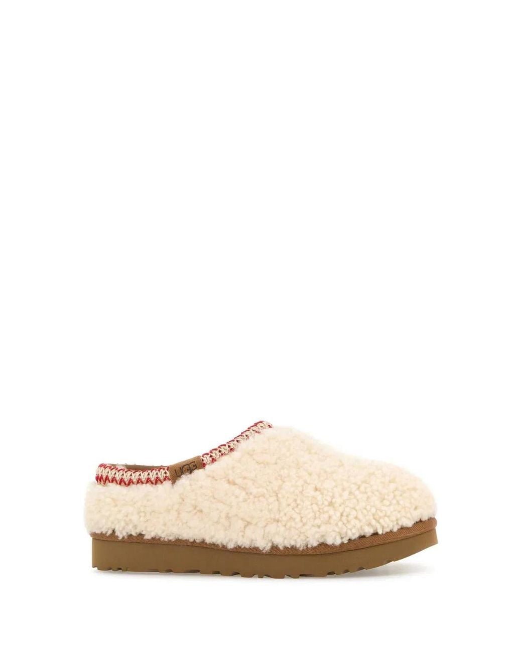 Ugg White Tasman Maxi Curly