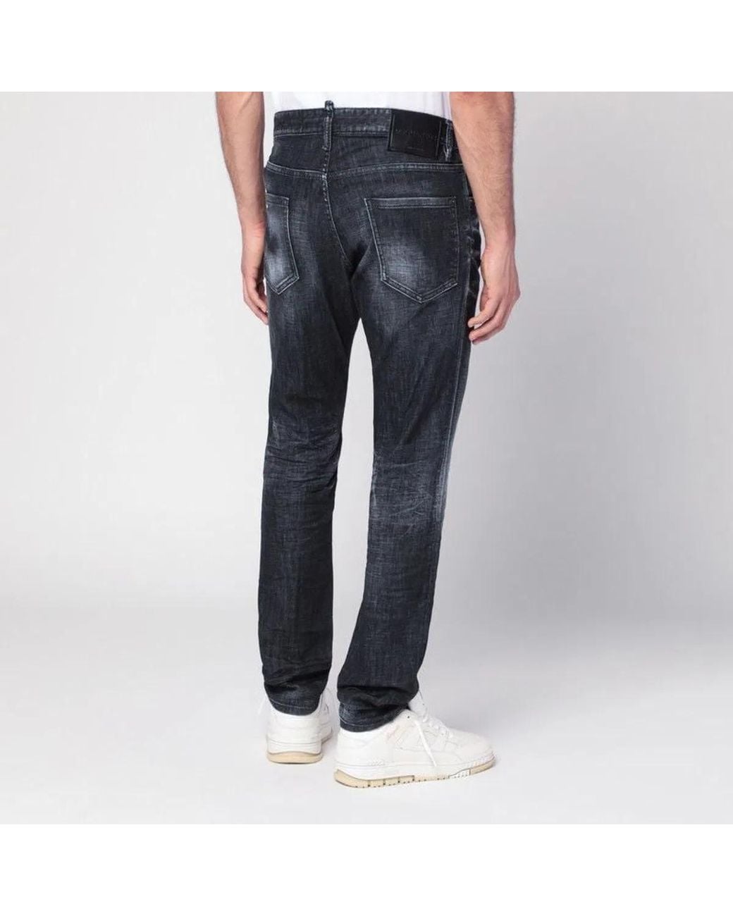 DSquared² Blue Pants 5 Pockets for men