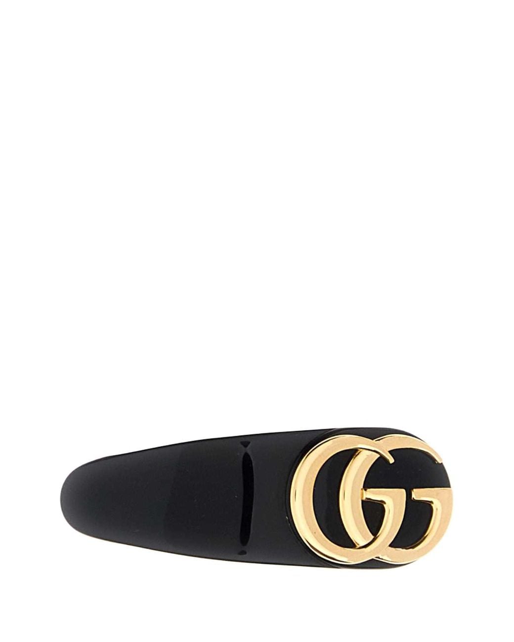 Gucci White Resin Hair Clip