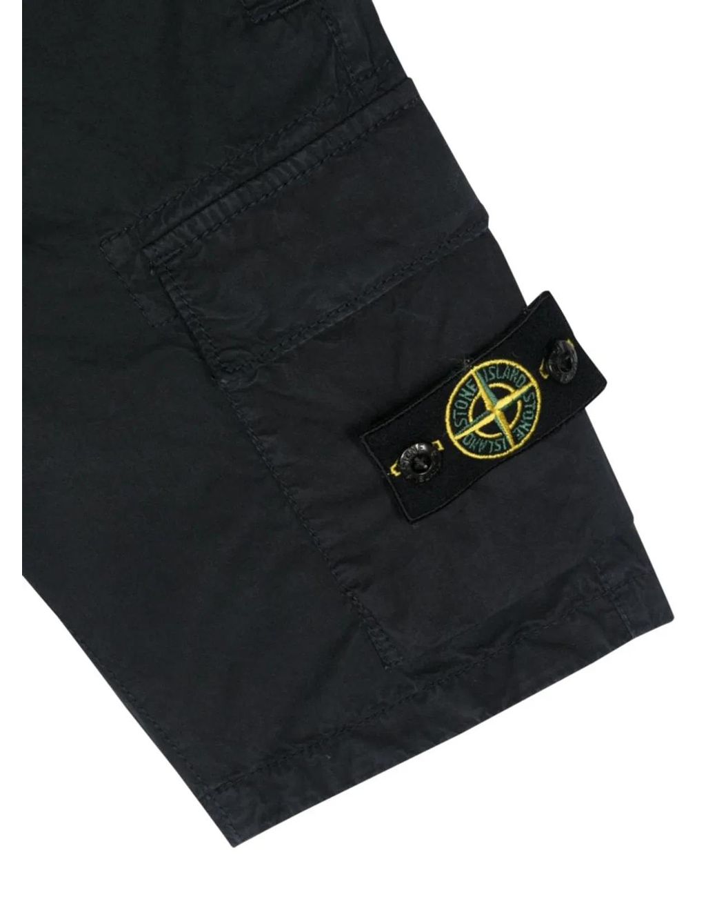 Stone Island White Bermuda Regular