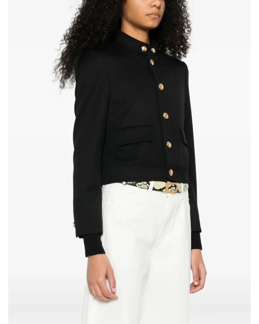 Nili Lotan Black Hadley Short Jacket