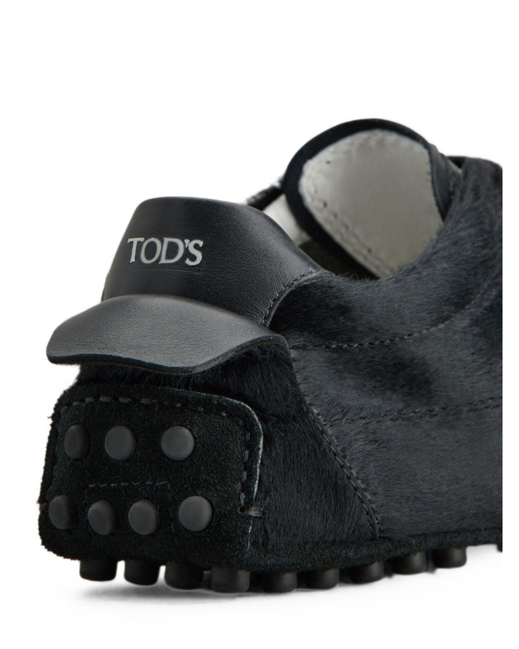 Tod's Black Sportiva 09M Allacciata Logo