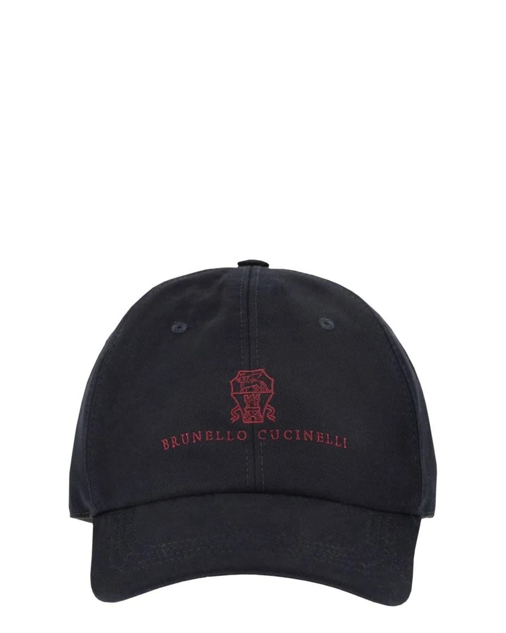 Brunello Cucinelli Blue Baseball Cap for men