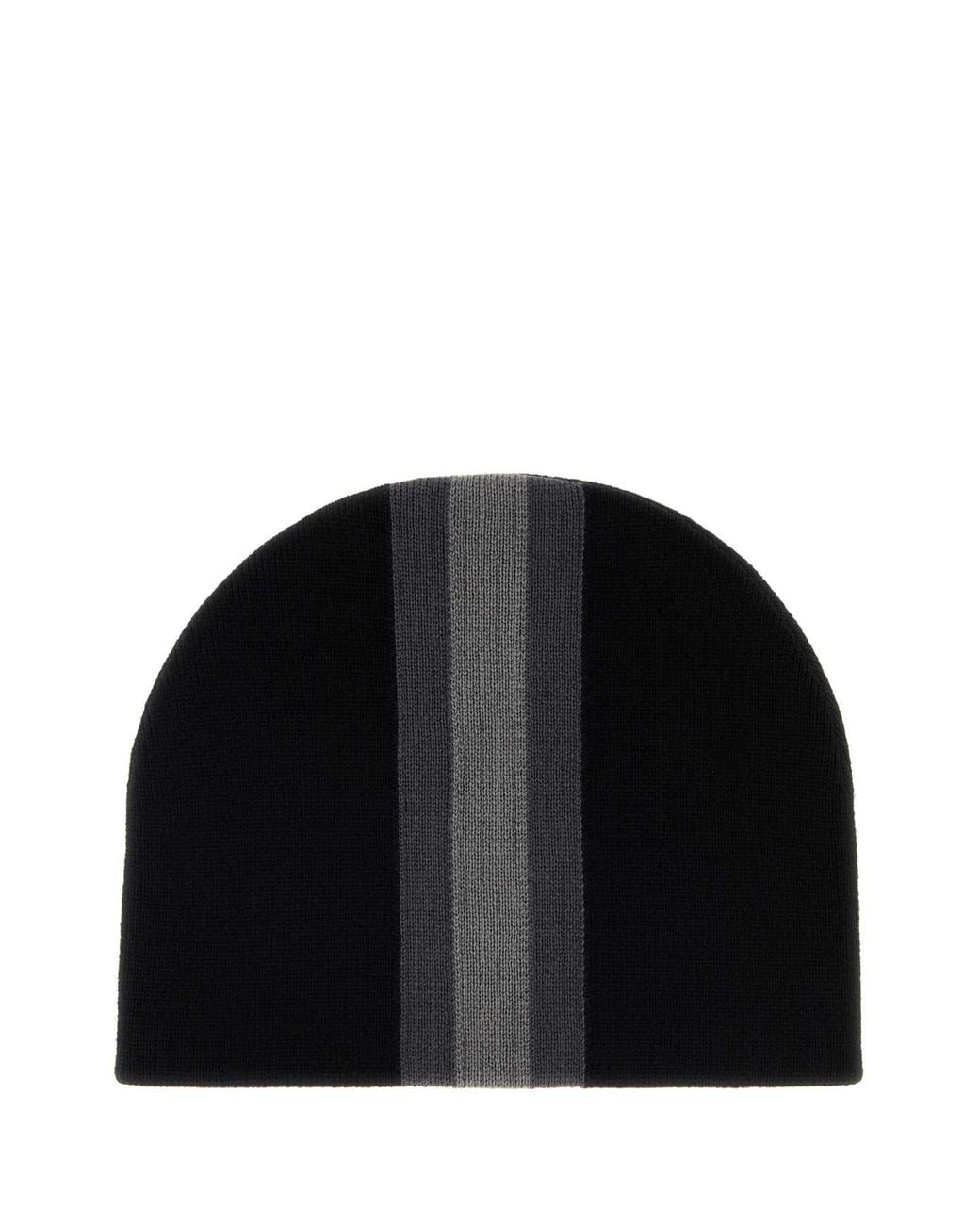Gucci Black Wool Beanie Hat for men