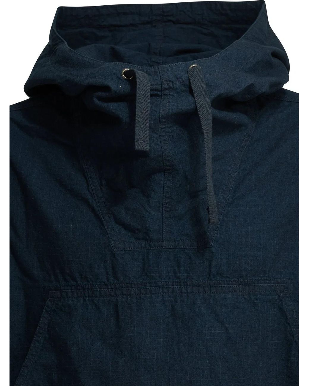 Beams Plus Blue Mil Smock Ripstop Cotton Lightweight Jacket for men