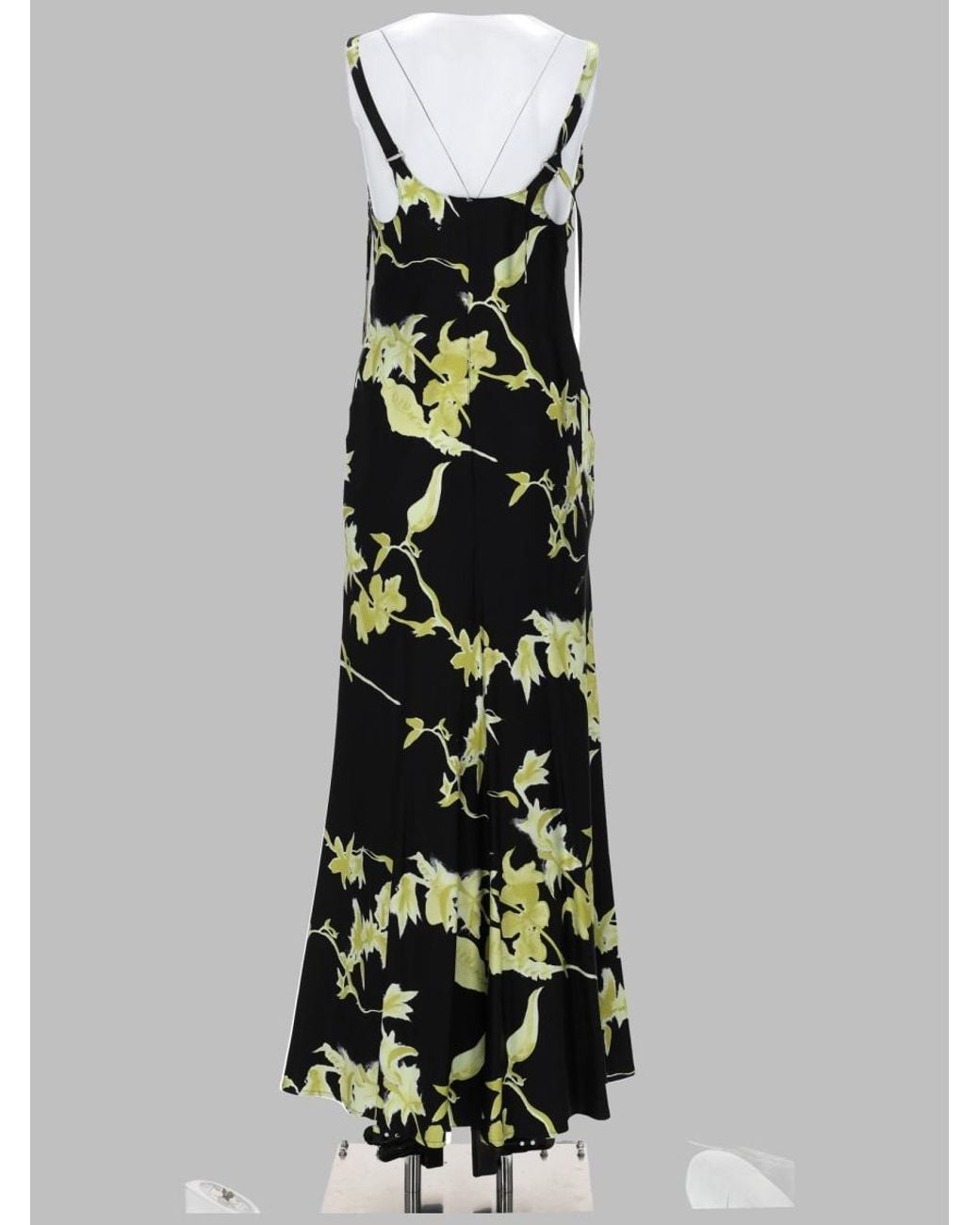 Sportmax White Viscose & Elastane Gown With-Inspired Pattern, Balia