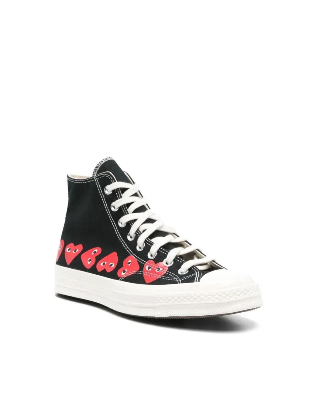 COMME DES GARÇONS PLAY Black X Converse Chuck 70 Hi Sneakers for men