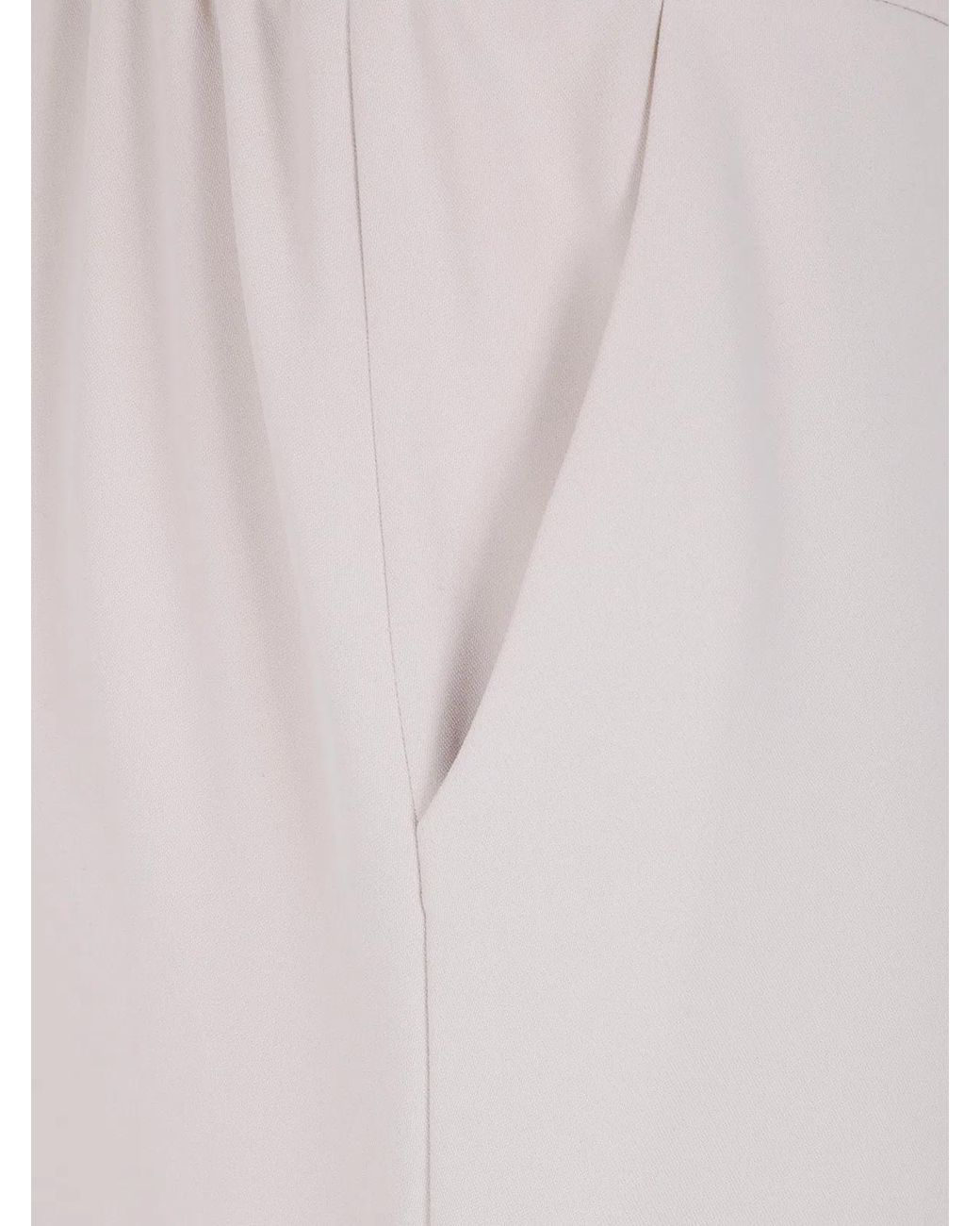 P.A.R.O.S.H. White Wide Trousers