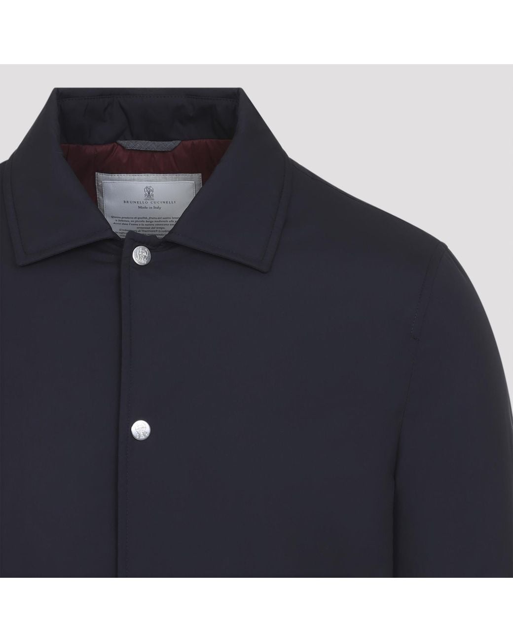 Brunello Cucinelli Blue Water Resistant Jacket for men