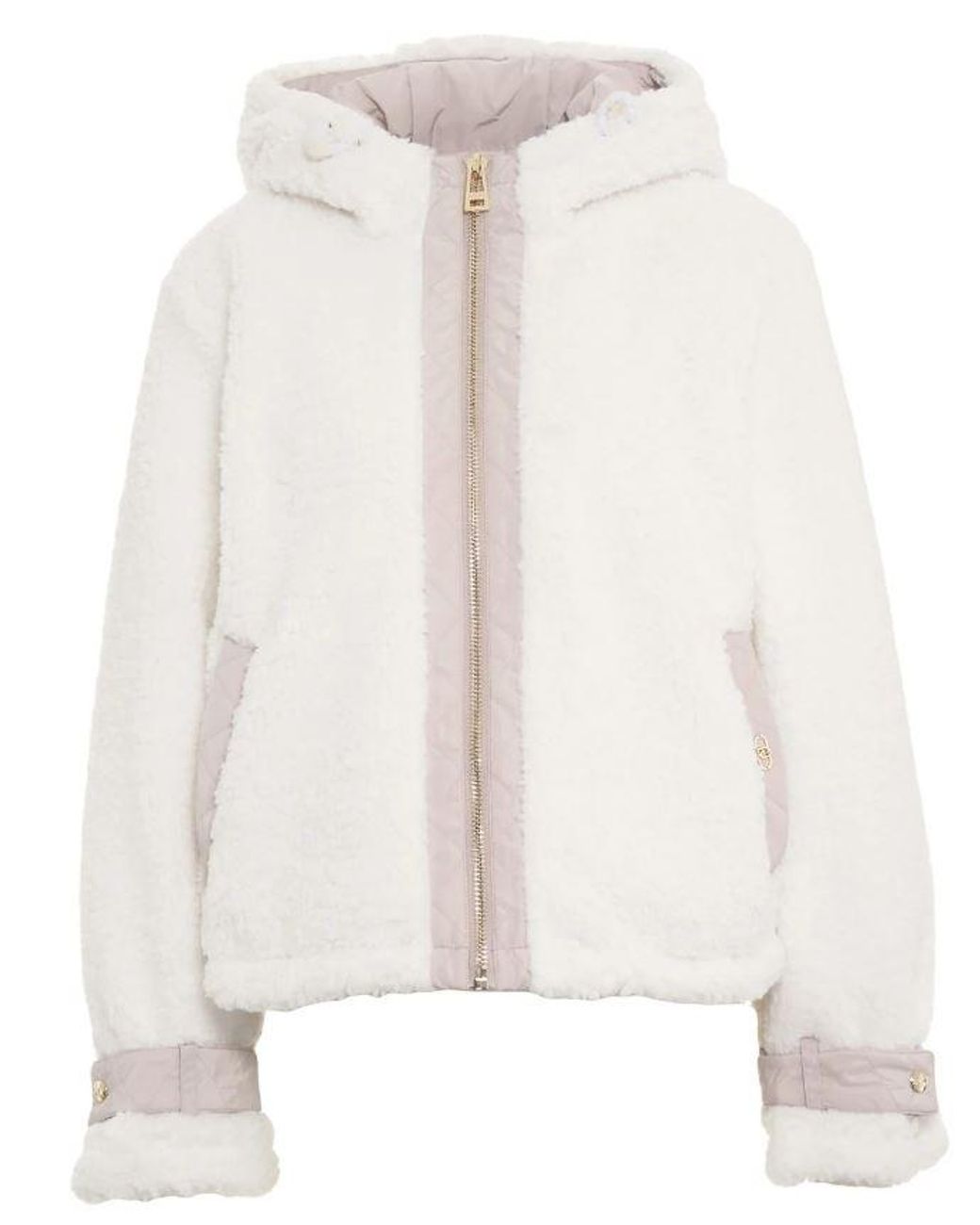 Liu Jo White Off Cotton Jacket