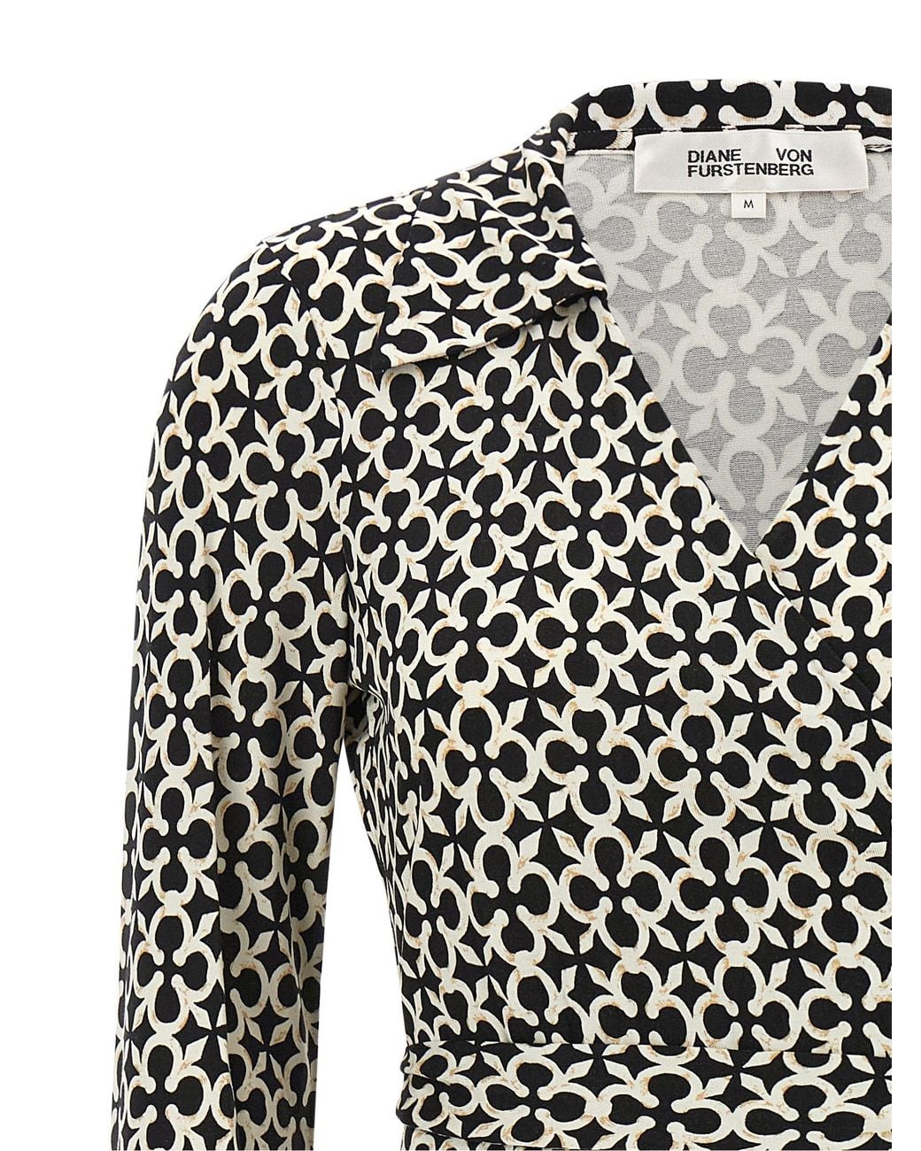 Diane von Furstenberg Black 'Jeanne' Dress
