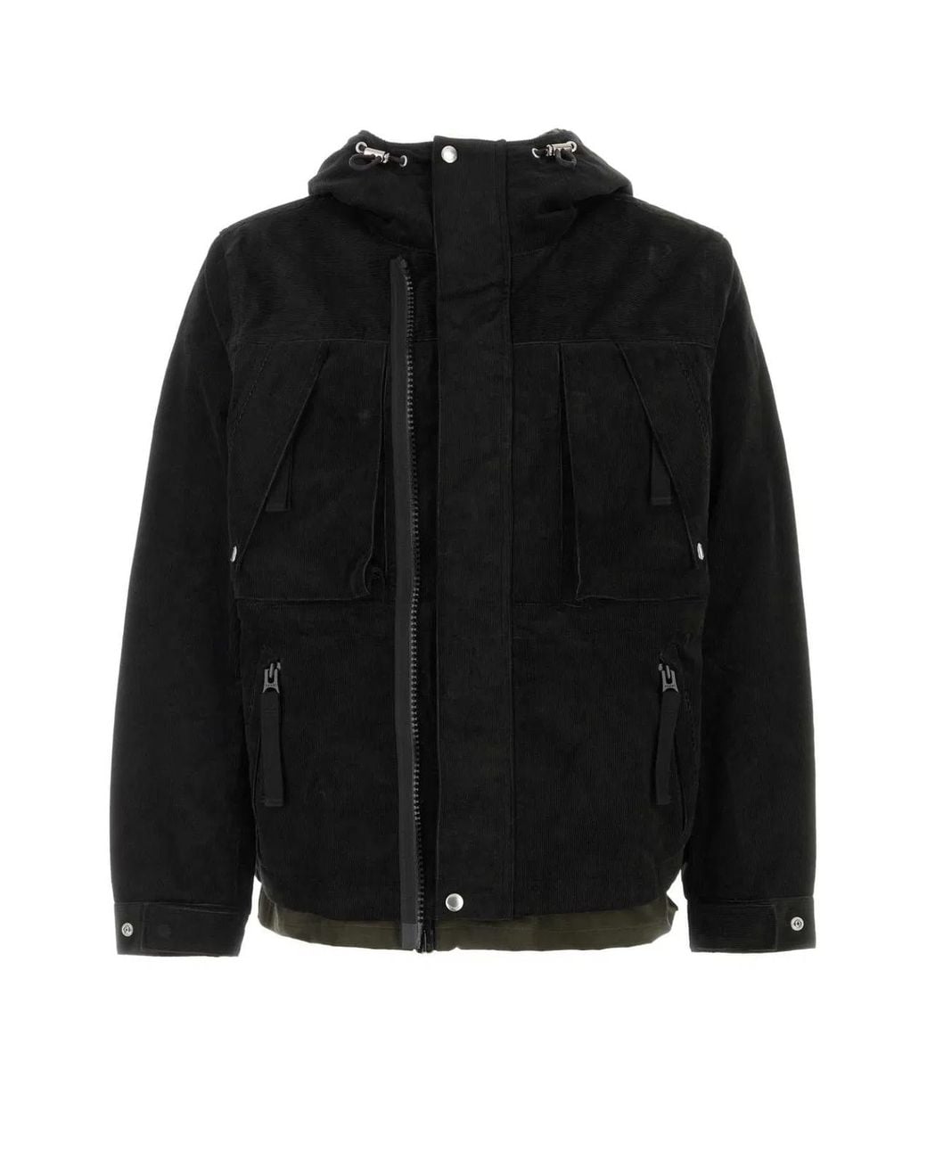 Sacai Black Corduroy Jacket for men