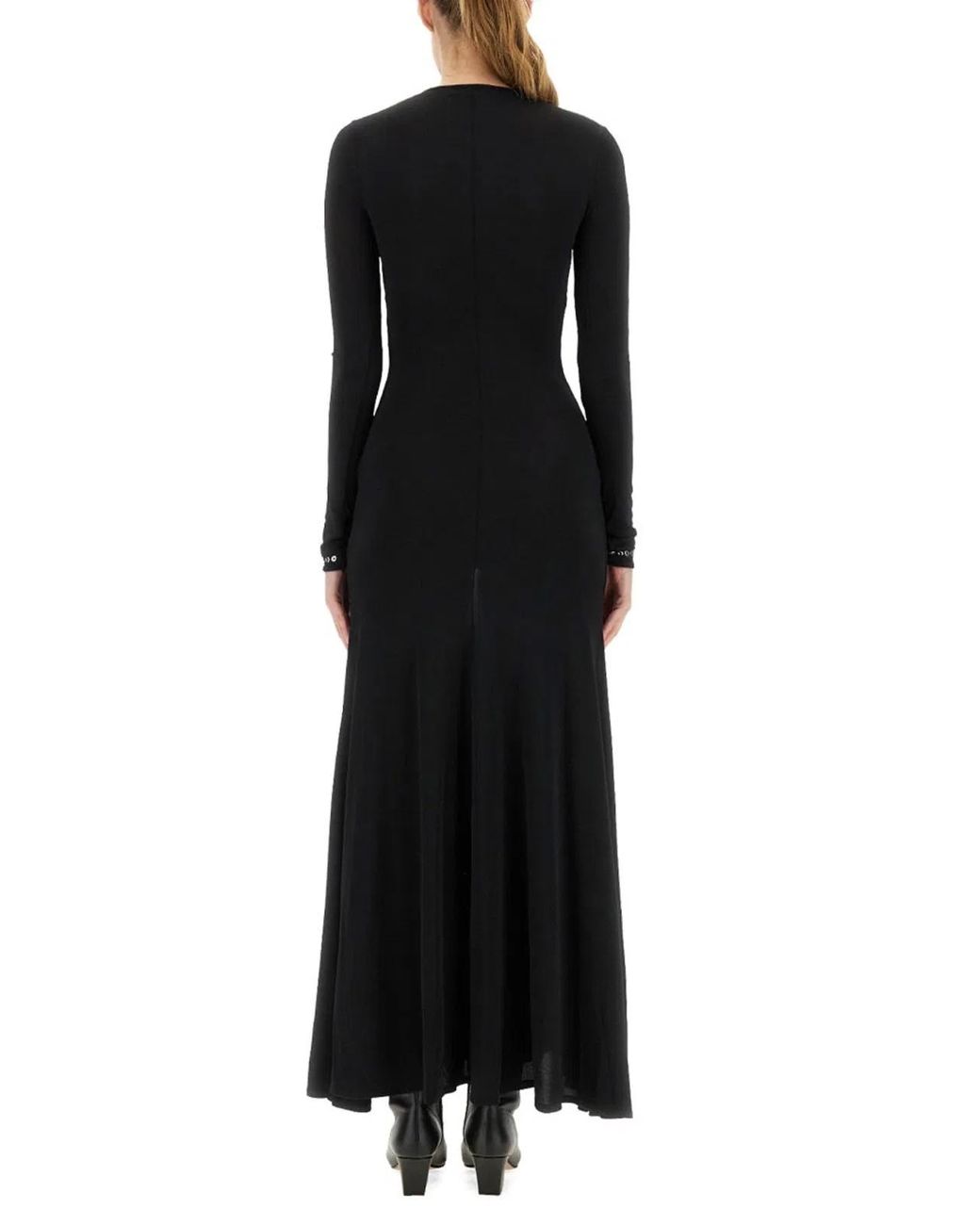Rabanne Black Second Skin Effect Long Dress