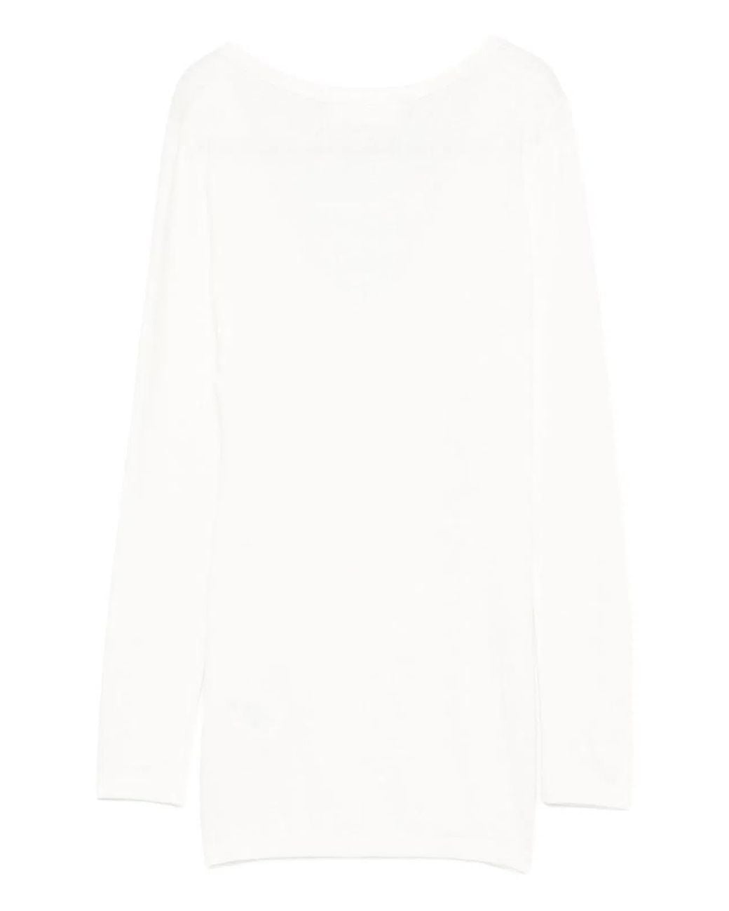 Lisa Yang White Amalea Cotton And Cashmere Sweater