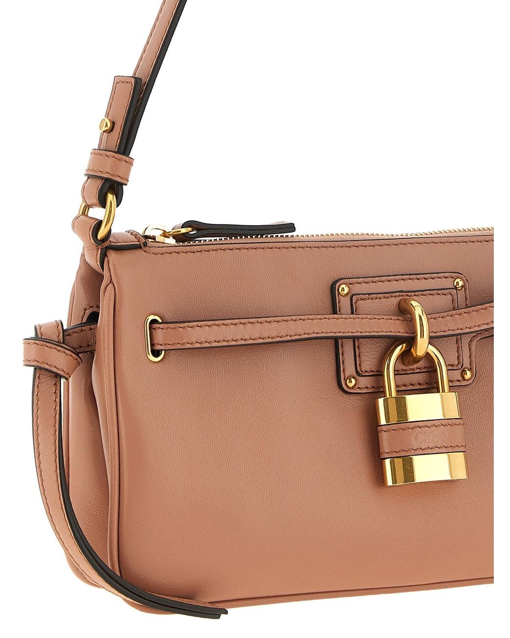 Chloé Brown 'Paddington Sling' Mini Clutch