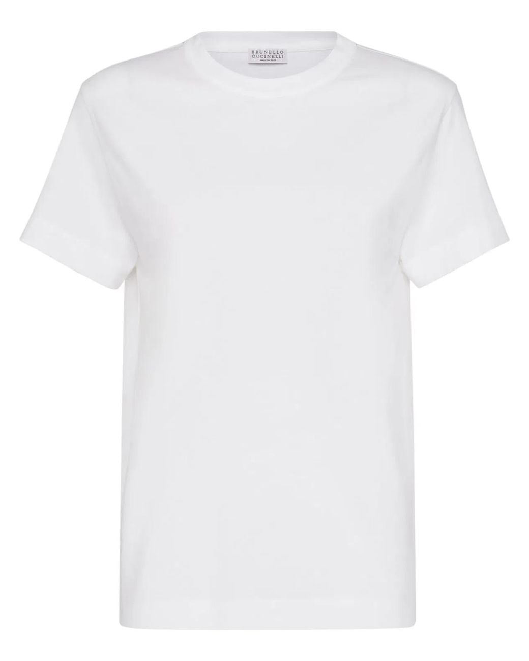 Brunello Cucinelli White Jersey T-Shirt