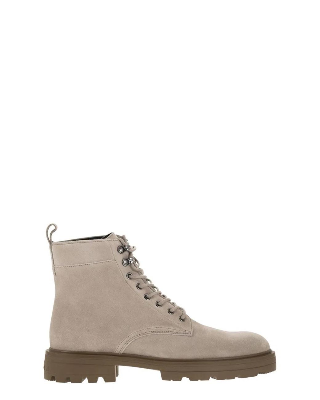 Hogan Brown H673 Suede Boots for men