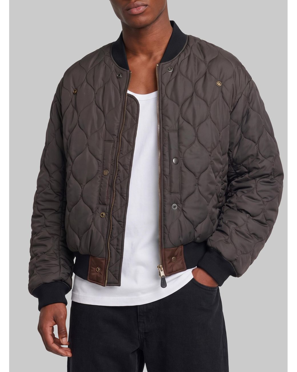 Maison Margiela Brown Reversible Bomber for men