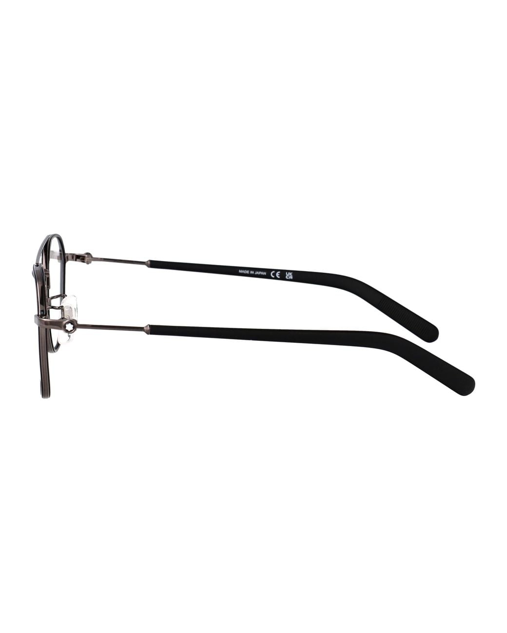 Montblanc Multicolor Ruthenium-Ruthenium-Transparent Metal Glasses