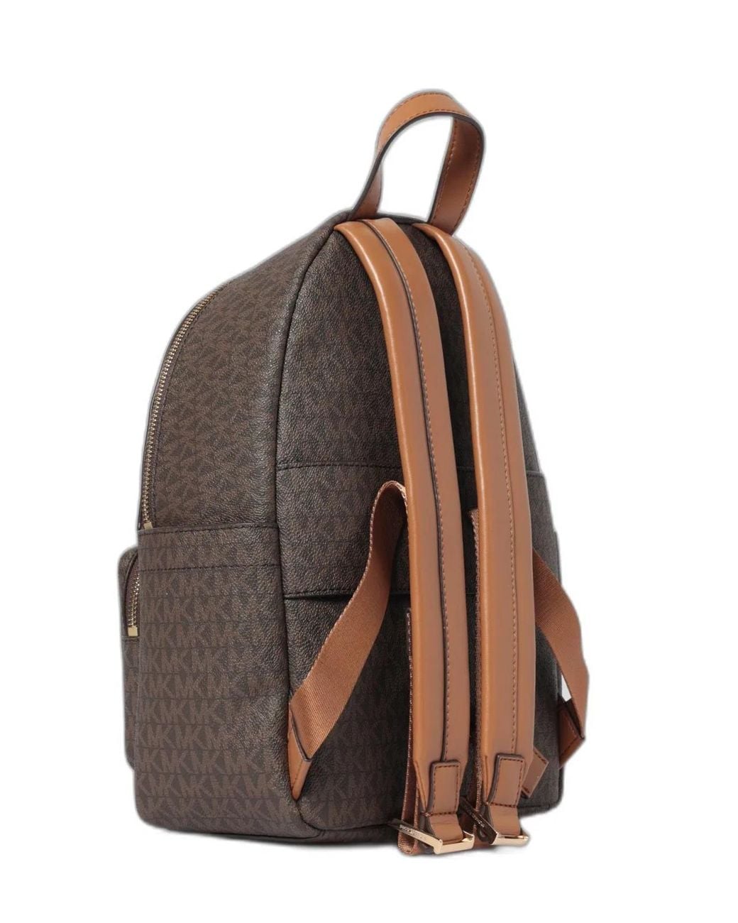 MICHAEL Michael Kors Gray Medium Tanner Backpack With Logo Print