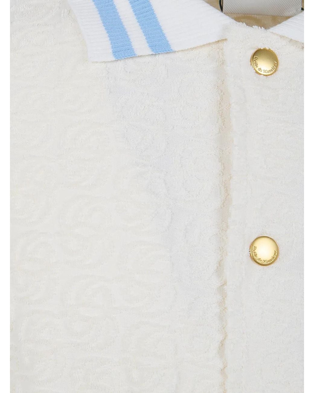 Drole de Monsieur White "Monogramme" Shirt for men