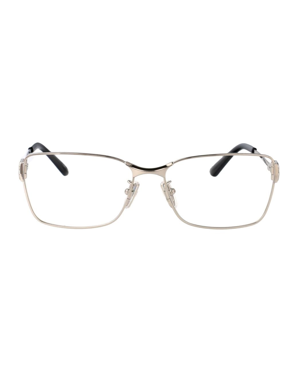 Balenciaga Metallic Transparent Metal Glasses