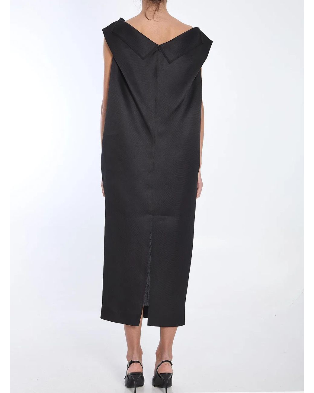 Khaite Black Selwyn Long Dress
