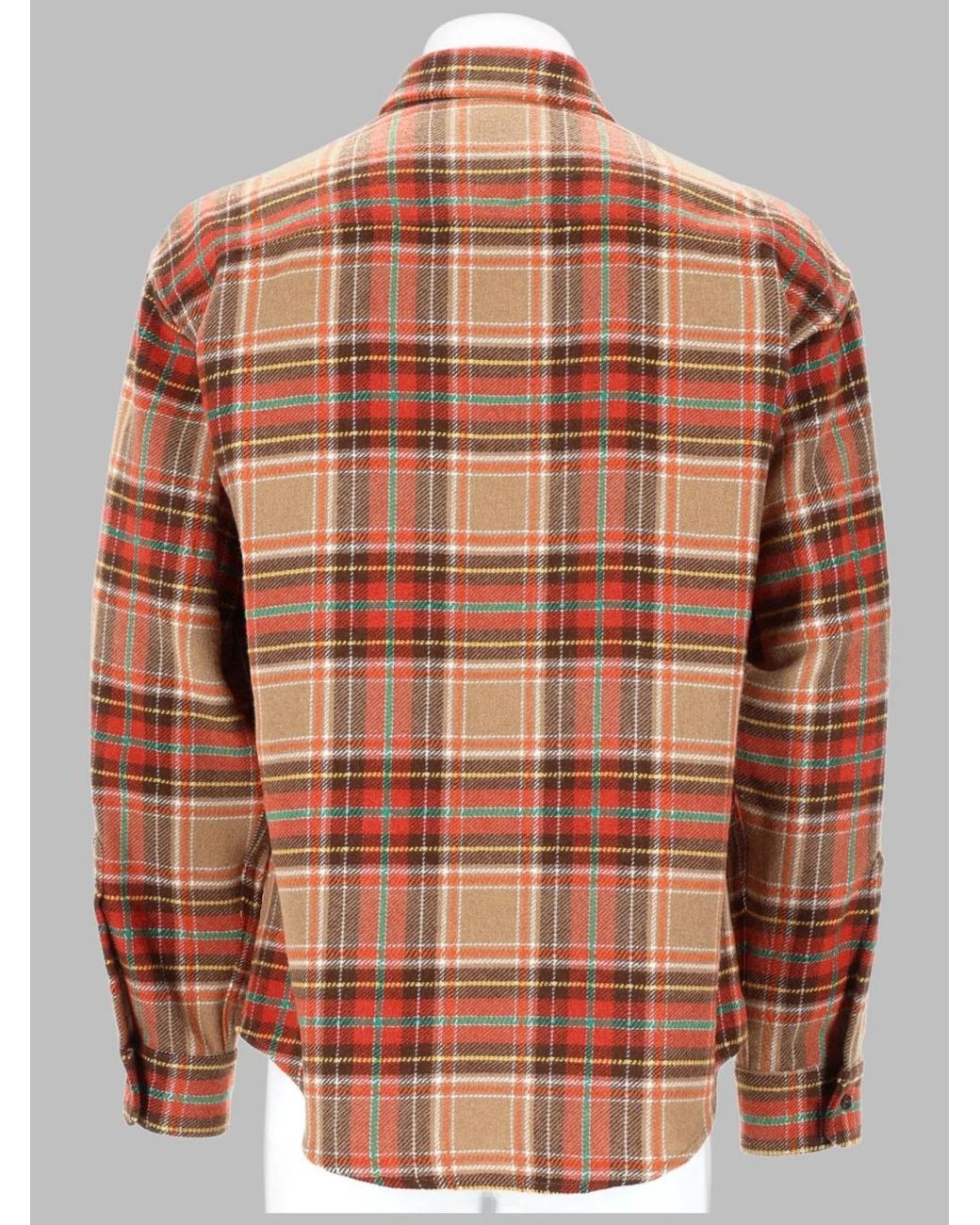 DSquared² Brown Shirt Plaid Military Polycarbonate for men