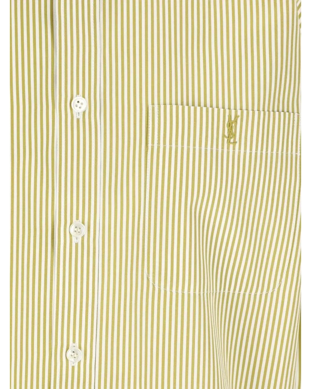 Saint Laurent Yellow Shirt Downing