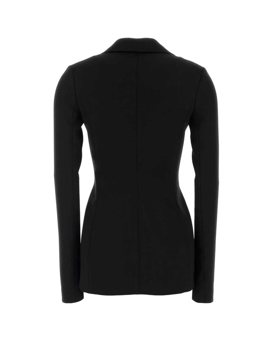 Dolce & Gabbana Black Dolce & Gabbana Stretch Wool Blazer