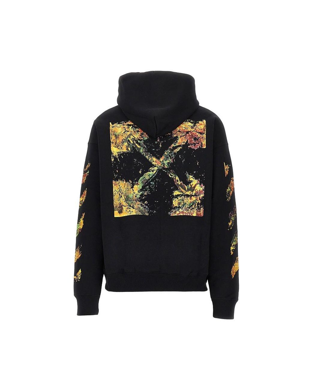 Off-White c/o Virgil Abloh Black Spices Arrow Skate Hoodie for men