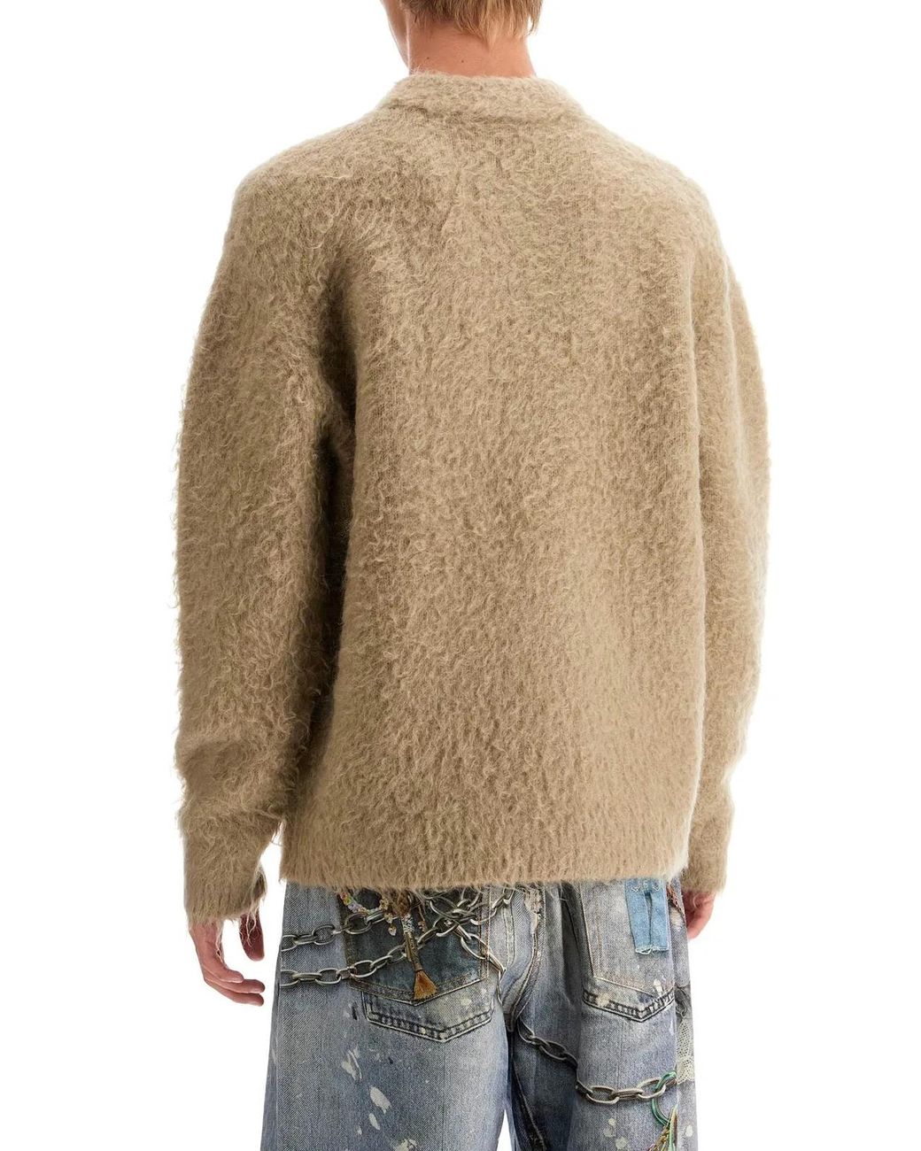 Acne Natural Wool Jersey for men