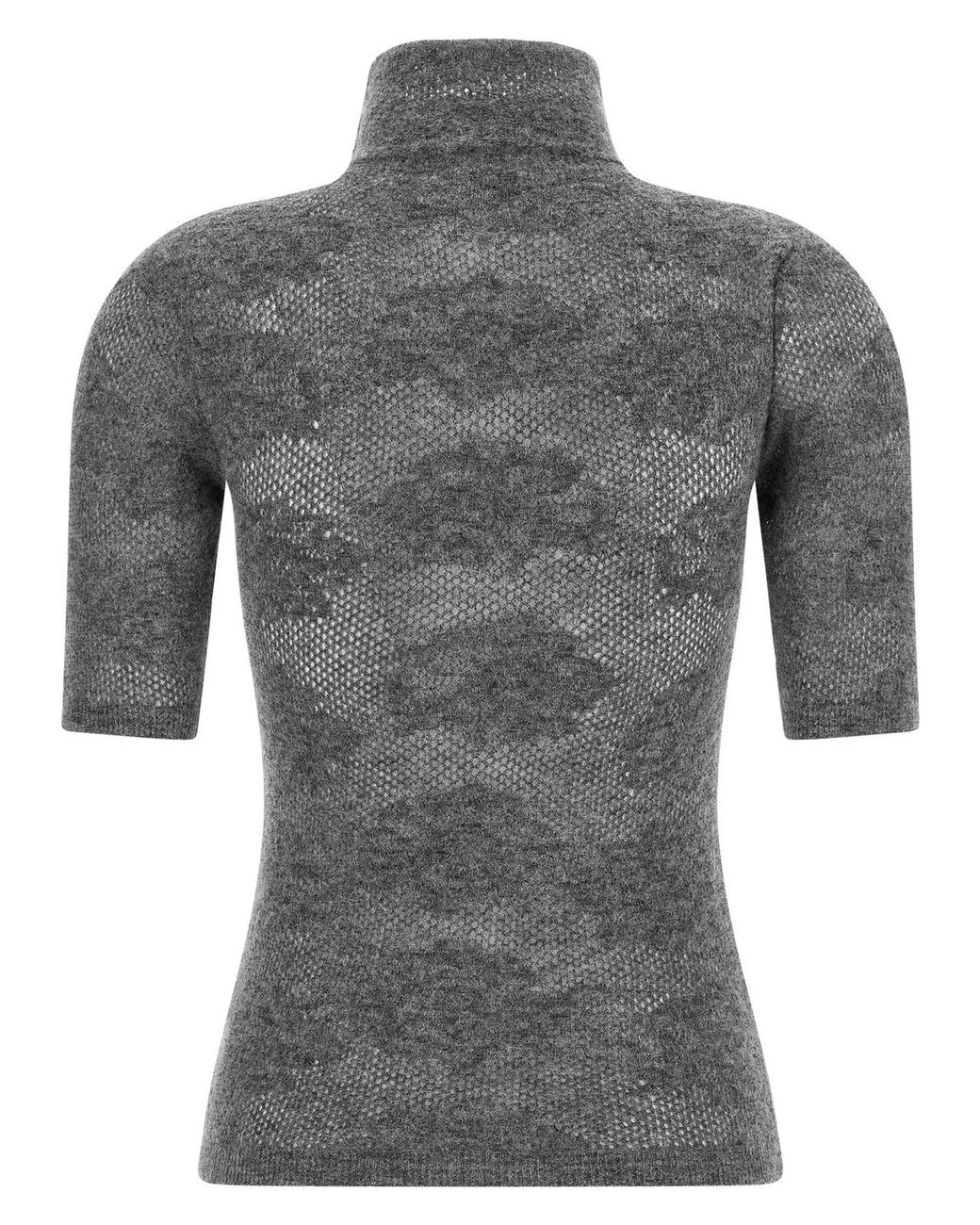 Brunello Cucinelli Gray Silk Cardigan Clothing