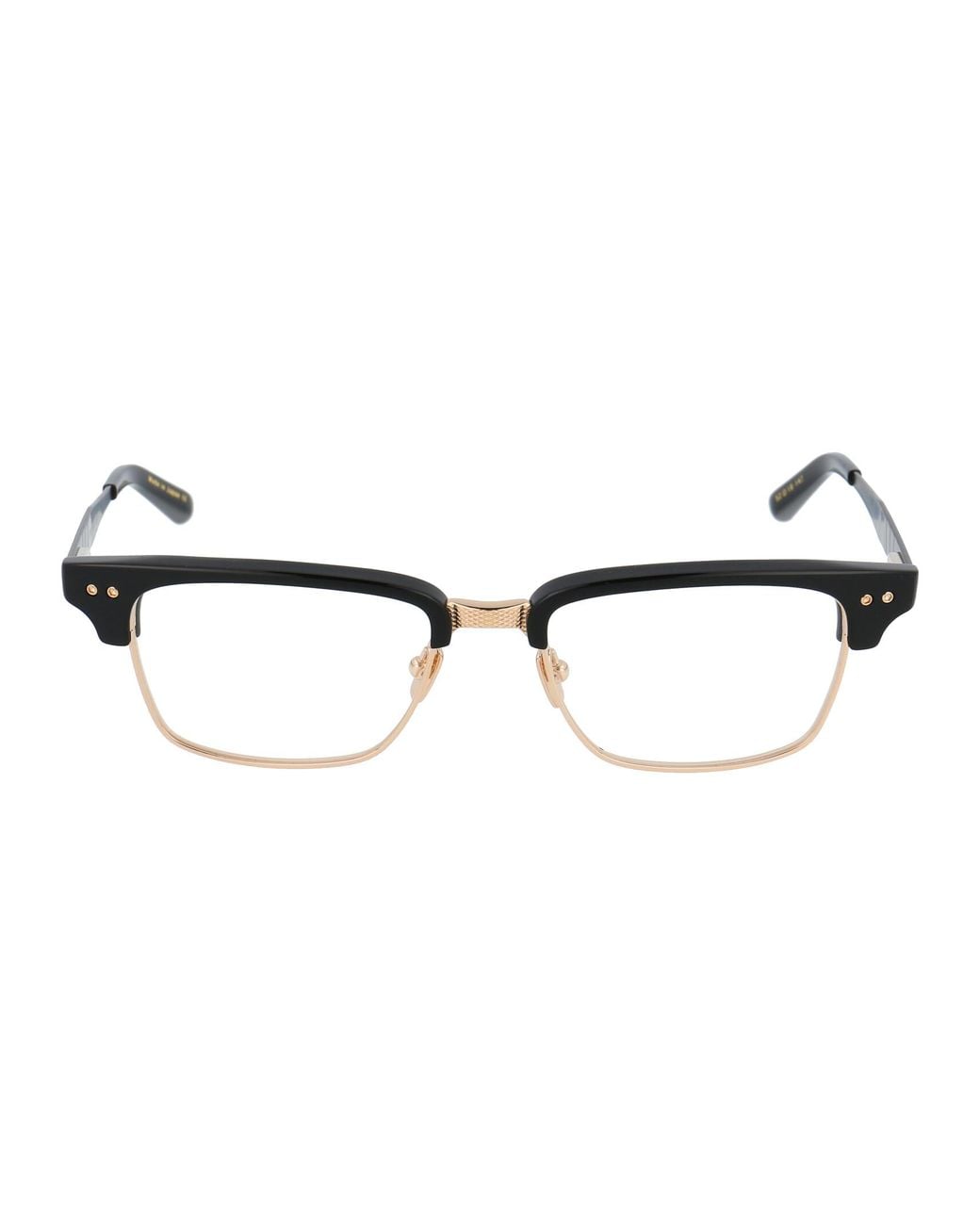 Dita Eyewear Black Metal Glasses for men