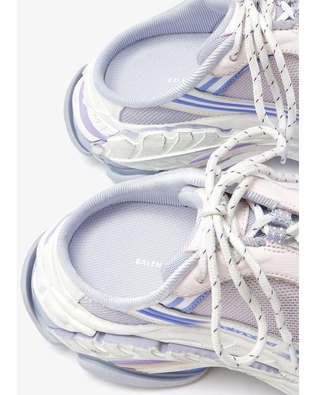 Balenciaga White Triple S 2 Chunky Platform Sneakers