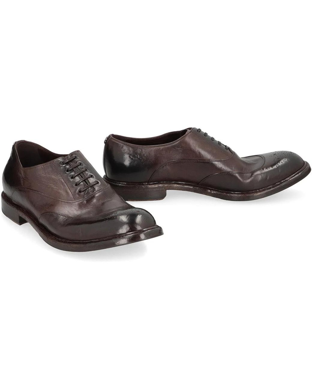 Dolce & Gabbana Brown Dolce & Gabbana Leather Shoes for men