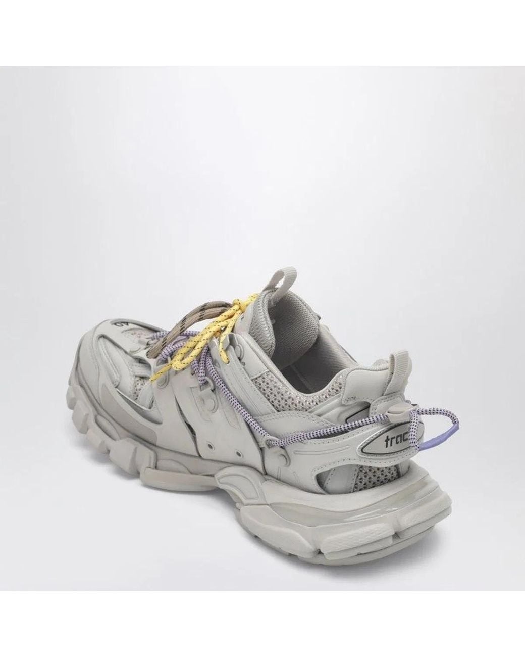 Balenciaga Gray Sneakers Made Of Rubber And Recycled Mesh With Track Logo