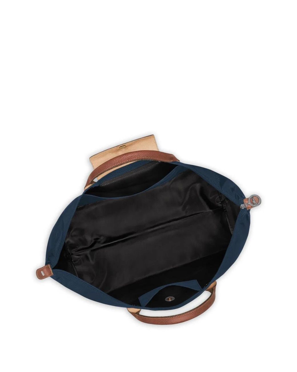 Longchamp Blue Marine Travel Bag Le Pliage Original L